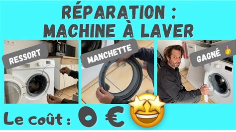 Réparation joint de porte et ressort machine à laver pour 0